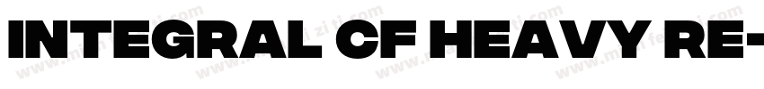 Integral CF Heavy Re字体转换